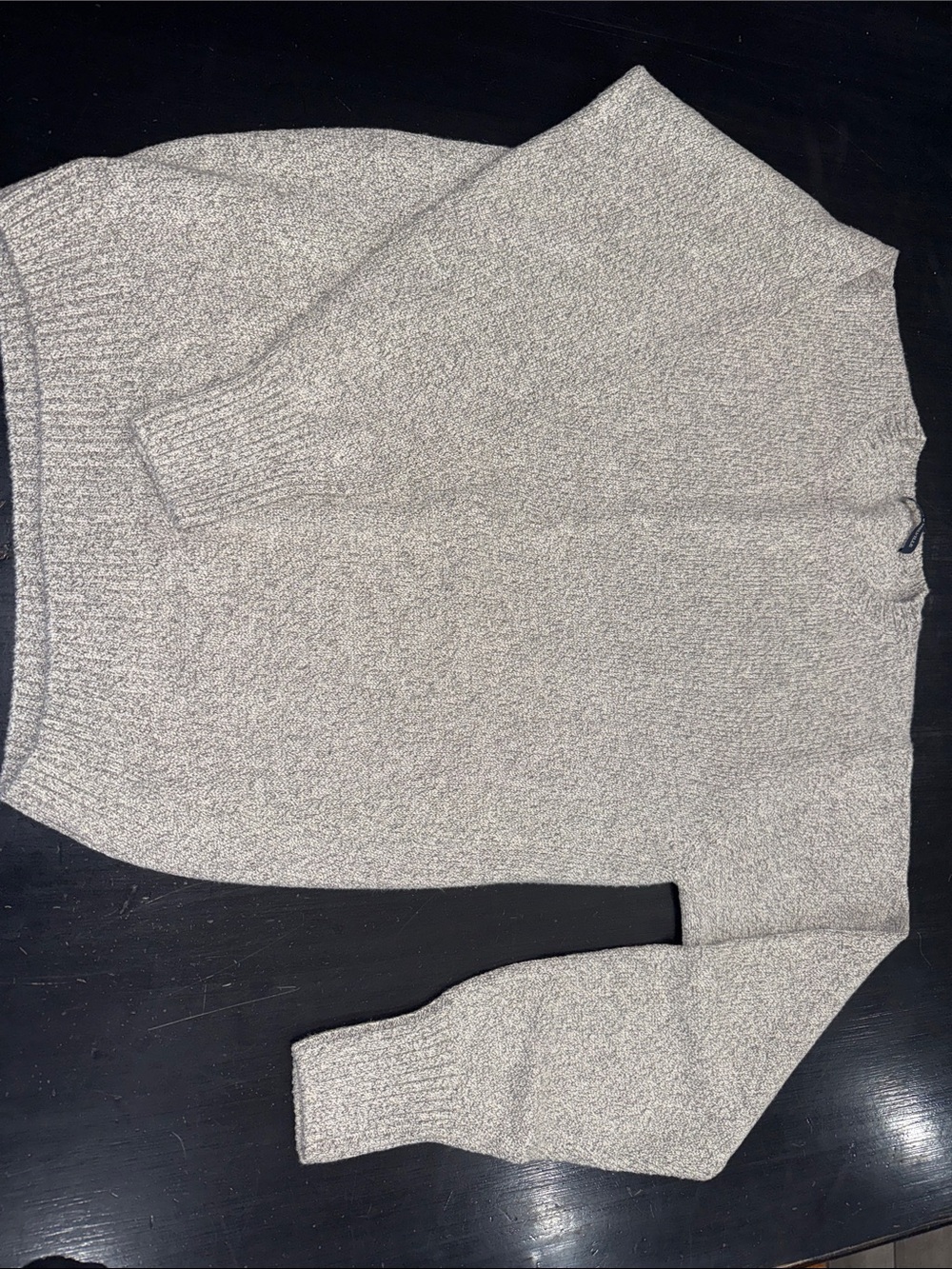 brandy melville dark gray heathered sweater. one size. excellent condition.
